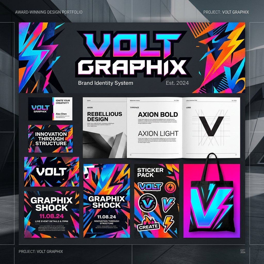 Bold Graphic Design Identity