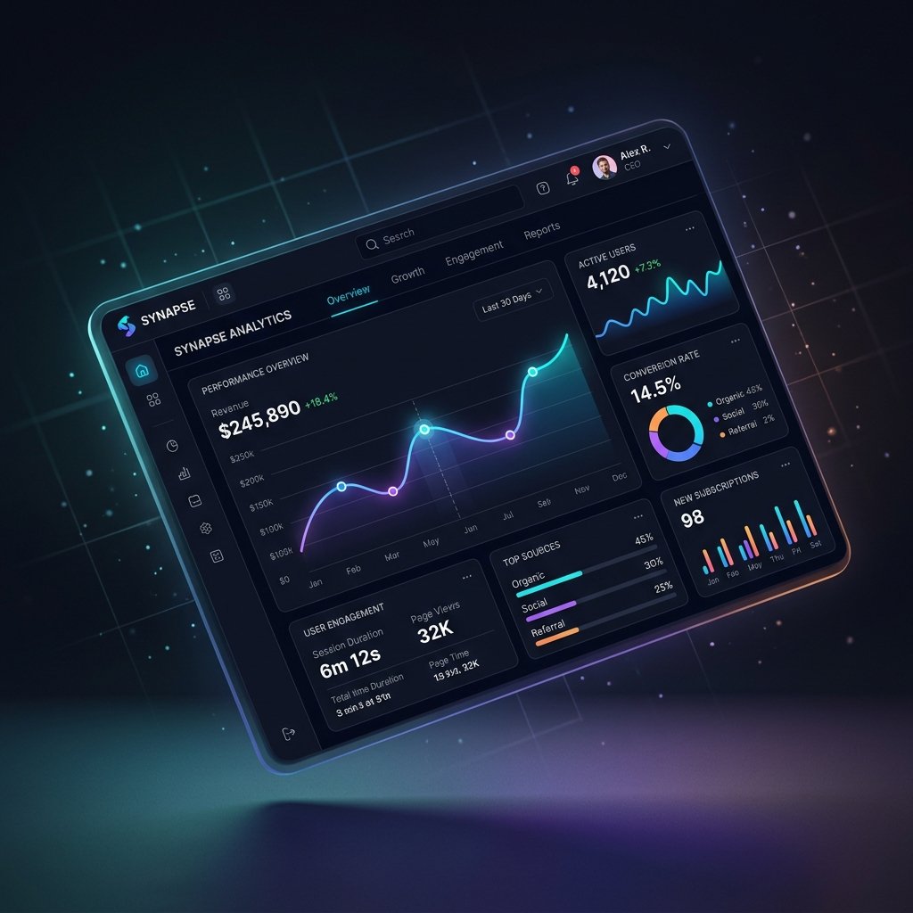 SaaS Web Application Dashboard